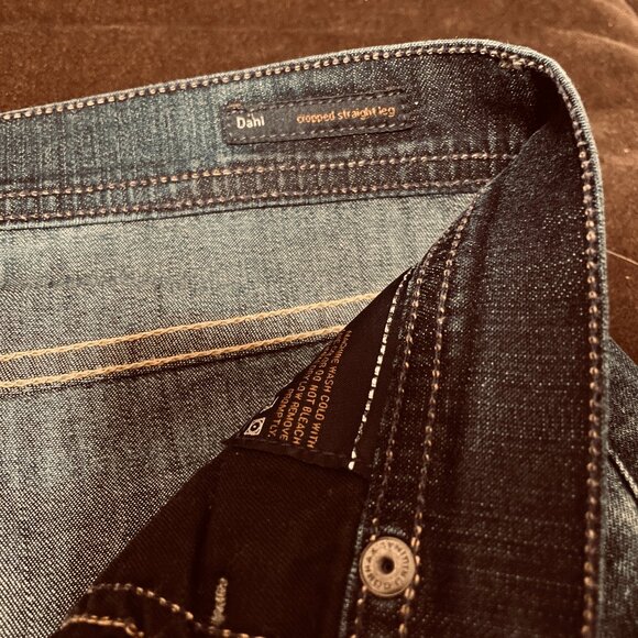 NWOT Citizens of Humanity Denim Dani Cropped Straight Leg Cuffed Jeans Size 31 - Picture 6 of 10